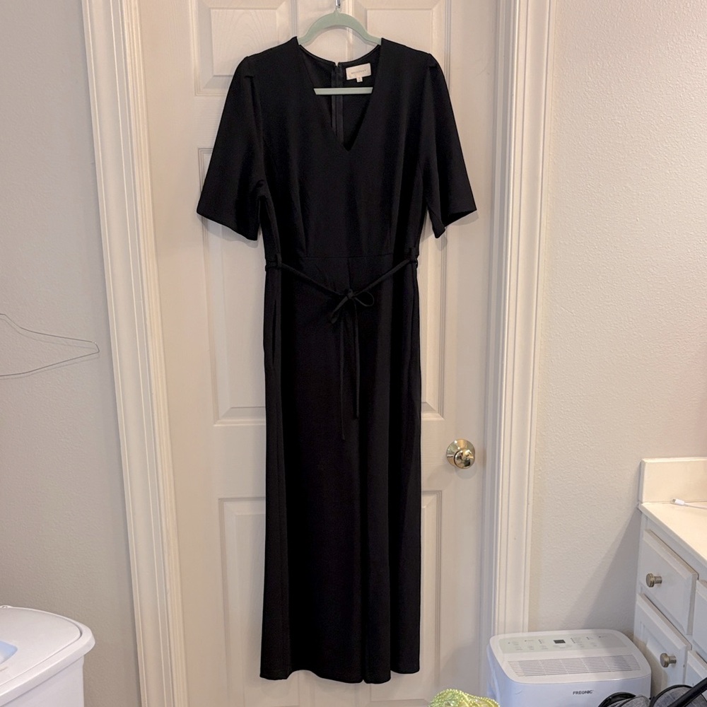 MELLODAY Black One Piece, Wide Leg Jumper, size XL